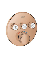 Grohe Grohtherm SmartControl termosztátos színkészlet, rose