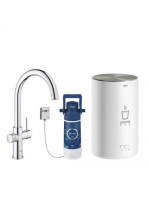 GroheRed Duo konyhai csaptelep és M-es méretű bojler, króm 3