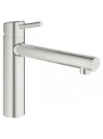 Grohe Concetto egykaros konyhai csaptelep kihúzható fejjel,