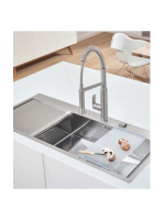 Grohe K1000 Rozsdamentes acél mosogatótálca 1160x520 csepegt