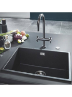 Grohe K700U Kompozit mosogatótálca 610x460, gránit fekete 31