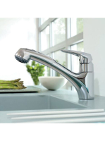 Grohe Eurodisc mosogató csaptelep, kihúzható fejjel 32257001