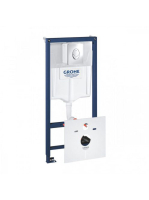 Grohe Rapid SL 4 az 1-ben WC szett tartállyal, króm nyomólap