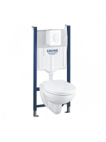 Grohe Solido Compact 4 az 1-ben WC-szett tartállyal, fali WC