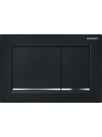 Geberit Omega30 nyomólap fekete/króm 115080km1 (115.080.KM.1