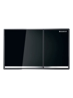 Geberit Omega60 működtetőlap 2 mennyiséges öblítéshez, feket