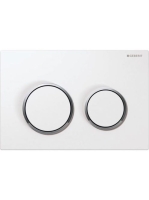 Geberit Omega20 nyomólap fehér fényes króm 115085kj1 (115.08