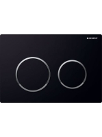 Geberit Omega20 nyomólap fekete fényes króm 115085KM1 (115.0