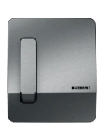 Geberit vizeldevezérlés pneumatikus működtetéssel, highline