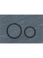 Geberit Sigma21 működtetőlap, 2 mennyiséges öblítéshez, must