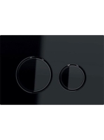 Geberit Sigma21 működtetőlap, 2 mennyiséges öblítéshez, feke