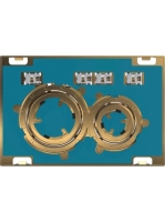 Geberit Sigma21 működtetőlap, 2 mennyiséges öblítéshez, ügyf