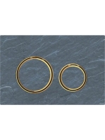 Geberit Sigma21 működtetőlap, 2 mennyiséges öblítéshez, must