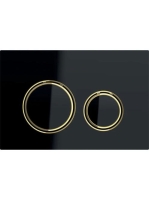 Geberit Sigma21 működtetőlap, 2 mennyiséges öblítéshez, feke