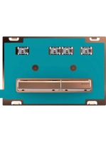 Geberit Sigma50 működtetőlap, 2 mennyiséges öblítéshez, vörö