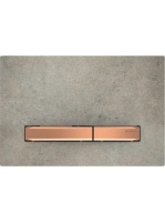 Geberit Sigma50 működtetőlap, 2 mennyiséges öblítéshez, vörö