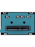 Geberit Sigma50 működtetőlap, 2 mennyiséges öblítéshez, feke