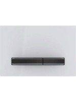 Geberit Sigma50 működtetőlap, 2 mennyiséges öblítéshez, feke