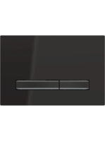 Geberit Sigma50 működtetőlap, 2 mennyiséges öblítéshez, feke