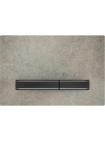 Geberit Sigma50 működtetőlap, 2 mennyiséges öblítéshez, feke