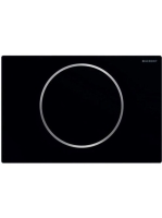 Geberit Sigma10 nyomólap, öblítés-stop működtetésű, matt fek