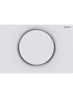 Geberit Sigma10 nyomólap, öblítés-stop működtetésű, matt feh