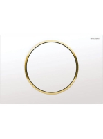 Geberit Sigma10 nyomólap fehér/aranyozott/fehér 115758kk5 (1