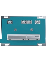 Geberit Sigma50 működtetőlap, 2 mennyiséges öblítéshez, króm