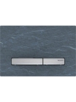 Geberit Sigma50 működtetőlap, 2 mennyiséges öblítéshez, króm