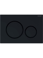 Geberit Sigma20 nyomólap fényes fekete/matt fekete 115.882.D