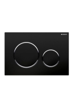 Geberit Sigma20 nyomólap fekete 115882KM1 (115.882.KM.1) - F