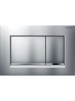 Geberit Sigma30 működtetőlap, 2 mennyiséges öblítéshez, króm