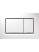 Geberit Sigma30 nyomólap fehér/fényes króm/fehér 115883KJ1 (