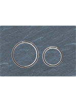 Geberit Sigma21 működtetőlap, 2 mennyiséges öblítéshez, must