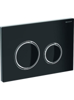 Geberit Sigma21 működtetőlap, 2 mennyiséges öblítéshez, feke