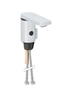 Geberit 186 típusú mosdó csaptelep külső keverővel, elemes m