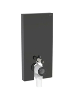 Geberit Monolith Plus fekete szanitermodul talpon álló WC-he