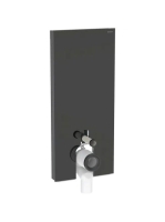 Geberit Monolith Plus fekete szanitermodul talpon álló WC-he