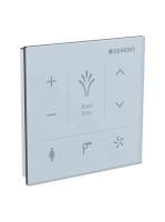 Fali kezelőpanel Geberit AquaClean számára, fehér üveg 147.0