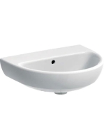 Geberit Selnova kézmosó 50x41 cm túlfolyóval, csaplyuk nélkü