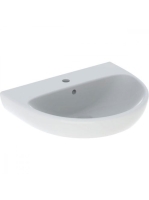 Geberit Selnova kerámia 60x48 cm kézmosó túlfolyóval, fehér