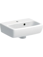 Geberit Selnova Square kézmosó 36x28 cm, aszimmetrikus túlfo