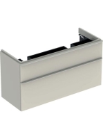 Geberit Smyle Square alsó szekrény dupla mosdóhoz fiókkal 11