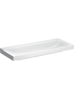Geberit Xeno² mosdó 120x48 cm, csaplyuk és túlfolyó nélkül,