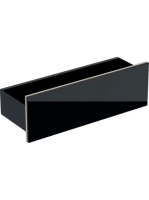 Geberit Acanto fali polc 45x14.8 cm, csillogó fekete 500.617