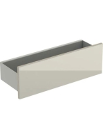 Geberit Acanto fali polc 45x14.8 cm, csillogó homokszürke 50