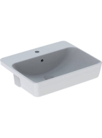 Geberit VariForm félig beépíthető négyszögletes mosdó 55 cm,