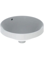 Geberit VariForm kerek beépíthető mosdó 40 cm, fehér 500.701