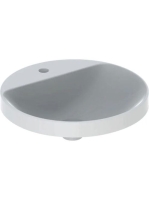 Geberit VariForm beépíthető mosdó, kerek, csaplyuk-peremmel,