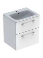 Geberit Selnova Square 2 fiókos mosdószekrény 60 cm, keskeny